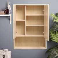 Зеркало-шкаф для ванной комнаты "Валенсия 55", Дуб сонома светлый, 55 х 75 х 17 см Зеркало-шкаф для ванной комнаты "Валенсия 55", Дуб сонома светлый, 55 х 75 х 17 см