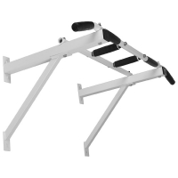 Турник настенный, трёххватный, цвет белый Турник настенный, трёххватный, цвет белый