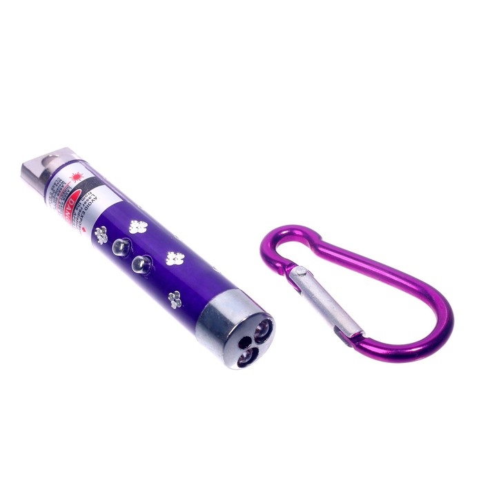 Лазер на карабине &laquo;Камушки № 1&raquo;, с фонариком, цвета МИКС