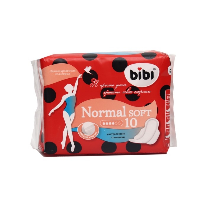 Прокладки «BiBi» Normal Soft, 10 шт. Прокладки «BiBi» Normal Soft, 10 шт.