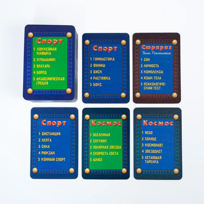 Настольная игра на объяснение слов &laquo;Карманный крокодил&raquo;, 100 карт, 12+