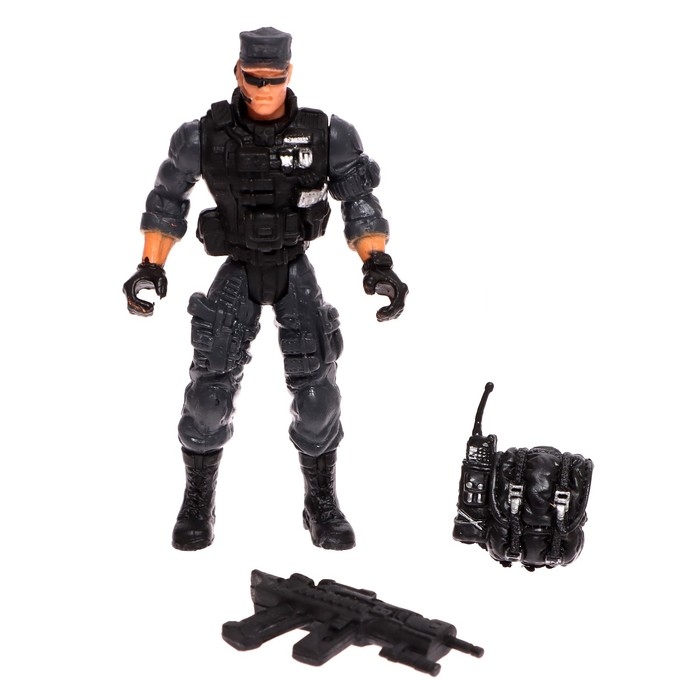 Фигурка героя &laquo;Спецназ&raquo;, с аксессуарами, 10х5 см, МИКС