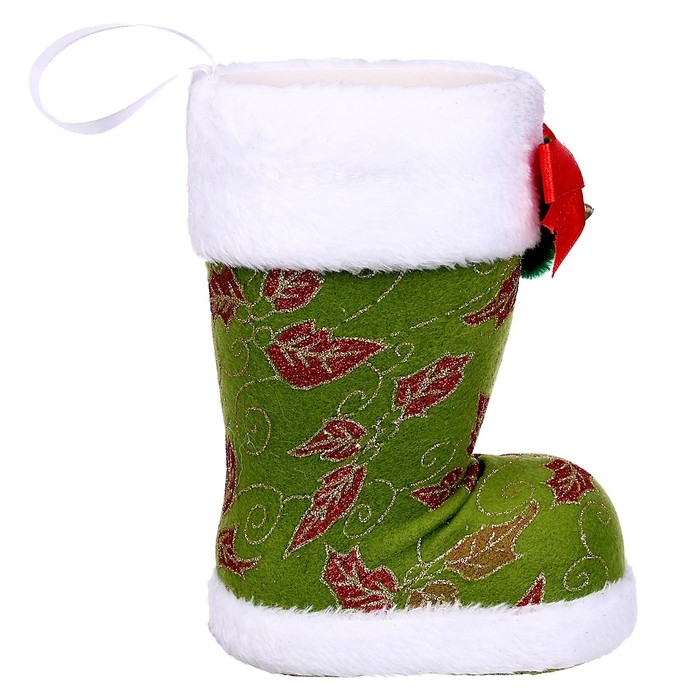 Конфетница &laquo;Сапожок&raquo;, цвет зелёный