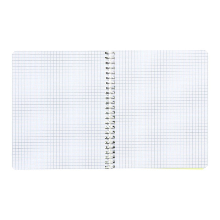 Тетрадь на гребне A5 48 листов в клетку Calligrata Салатовая, пластиковая обложка, блок офсет Тетрадь на гребне A5 48 листов в клетку Calligrata Салатовая, пластиковая обложка, блок офсет