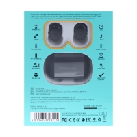 Наушники беспроводные Borofone BE35, вакуумные, TWS, микрофон, BT 5.0, 45/280 мАч,чёрные Наушники беспроводные Borofone BE35, вакуумные, TWS, микрофон, BT 5.0, 45/280 мАч,чёрные