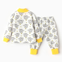 Комплект детский (кофточка, штанишки) НАЧЕС, цвет белый/сердечки, рост 62 см Комплект детский (кофточка, штанишки) НАЧЕС, цвет белый/сердечки, рост 62 см