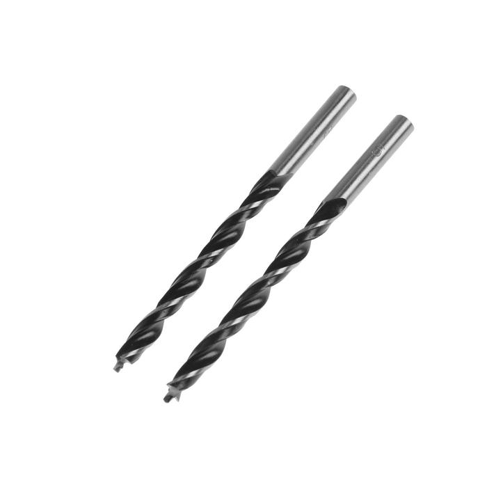 Сверло по дереву ТУНДРА, цилиндрический хвостовик, 5 х 85 мм, 2 шт. Сверло по дереву ТУНДРА, цилиндрический хвостовик, 5 х 85 мм, 2 шт.