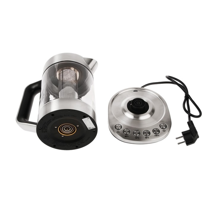 Чайник электрический Windigo LSK-1807, стекло, 1.7 л, 2200 Вт, регулировка t° Чайник электрический Windigo LSK-1807, стекло, 1.7 л, 2200 Вт, регулировка t°