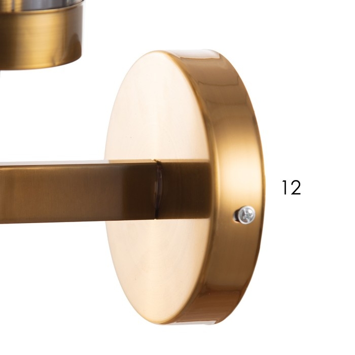 Бра "Орландо" Е27 40Вт золото 16х12х44см