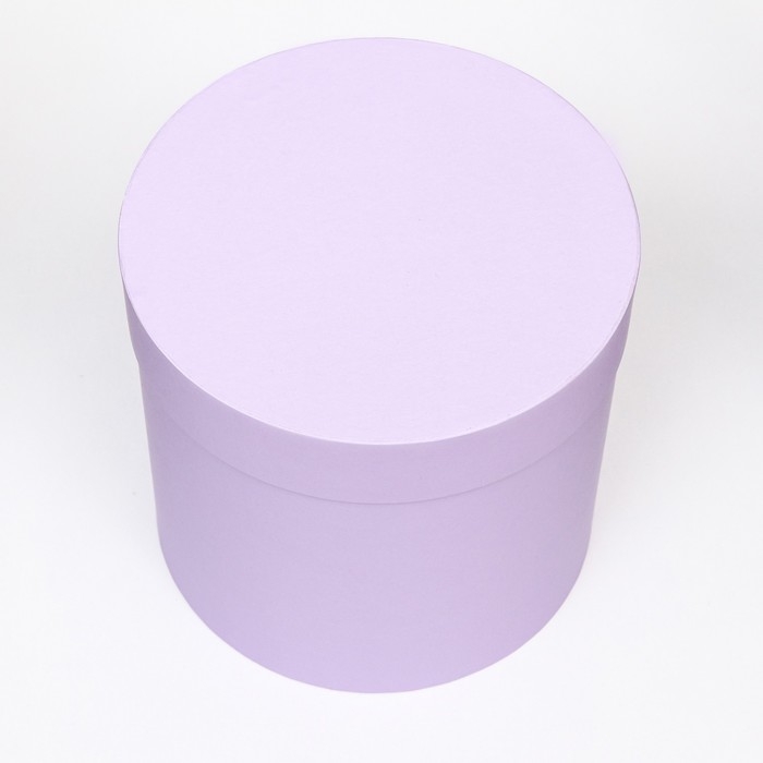 Шляпная коробка сирень, 18 х 18 см Шляпная коробка сирень, 18 х 18 см