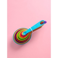 Набор мерных ложек Доляна &laquo;Заряд&raquo;, 12 шт, 22&times;8&times;1,5 см, цвет МИКС