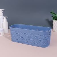 Органайзер для хранения &laquo;WAVE&raquo;, с ручками, 1 секция, 26 &times; 9 &times; 9,5 см, цвет МИКС