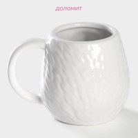 Кружка Доляна «Ёжик в золотом», 450 мл, цвет белый Кружка Доляна «Ёжик в золотом», 450 мл, цвет белый