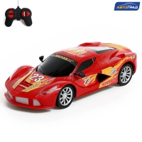 Машина радиоуправляемая &laquo;СпортКар&raquo;, работает от батареек, цвет красный