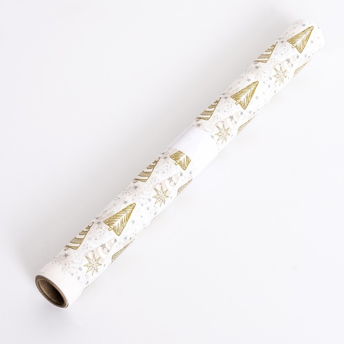 Бумага силиконизированная "Ёлки" 0,38 х 5 м