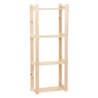 Стеллаж деревянный "Альфа", 64&times;28&times;159см
