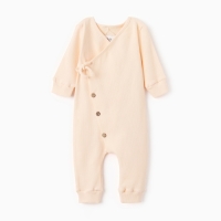 Комбинезон детский MINAKU: Basic Line BABY, цвет кремовый, рост 86-92