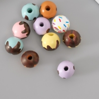 Бусины для творчества дерево "Сладости" набор 10 шт d=1,6 см Бусины для творчества дерево "Сладости" набор 10 шт d=1,6 см