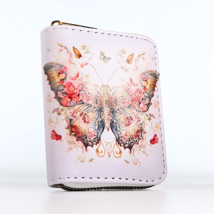 Кошелёк на молнии, цвет белый Кошелёк на молнии, цвет белый