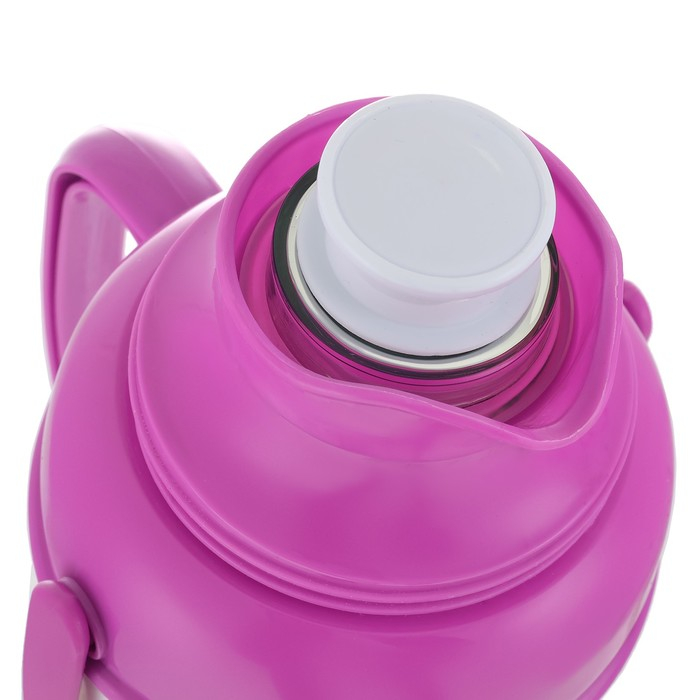 Термос 2 л, со стеклянной колбой 18 х 39 см, фиолетовый Термос 2 л, со стеклянной колбой 18 х 39 см, фиолетовый