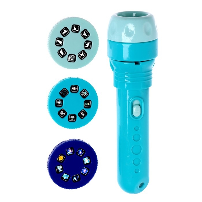 Проектор-фонарик &laquo;Полёт в космос&raquo;, 3 слайда, 24 картинки