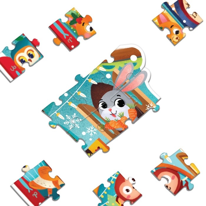 Фигурный пазл &laquo;Волшебные часы&raquo;, 77 деталей