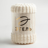 Плед Этель «Клетка» 150*200 см, цв.молочный, корал-флис, 240гр/м2, 100% полиэстер Плед Этель «Клетка» 150*200 см, цв.молочный, корал-флис, 240гр/м2, 100% полиэстер