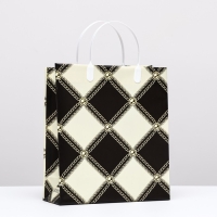 Пакет "Ромб", мягкий пластик, 26 x 23 см, 110 мкм Пакет "Ромб", мягкий пластик, 26 x 23 см, 110 мкм