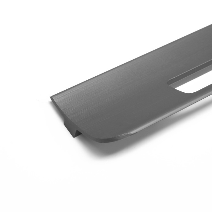 Ручка скоба мебельная RS1402, м/о=192, цвет графит