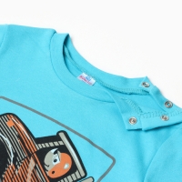 Лонгслив для мальчика, цвет бирюзовый, рост 98 см Лонгслив для мальчика, цвет бирюзовый, рост 98 см