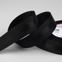 Лента декоративная, репсовая/атласная, 25 мм, 18 ± 1 м, цвет чёрный Лента декоративная, репсовая/атласная, 25 мм, 18 ± 1 м, цвет чёрный