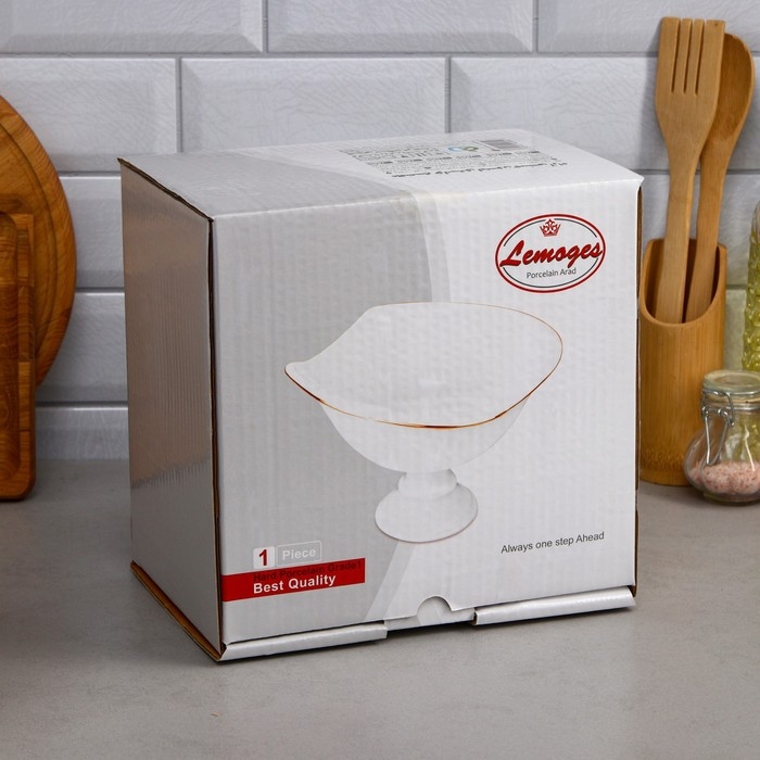 Конфетница «Колыбель», 1.5 л, фарфор, Иран Конфетница «Колыбель», 1.5 л, фарфор, Иран