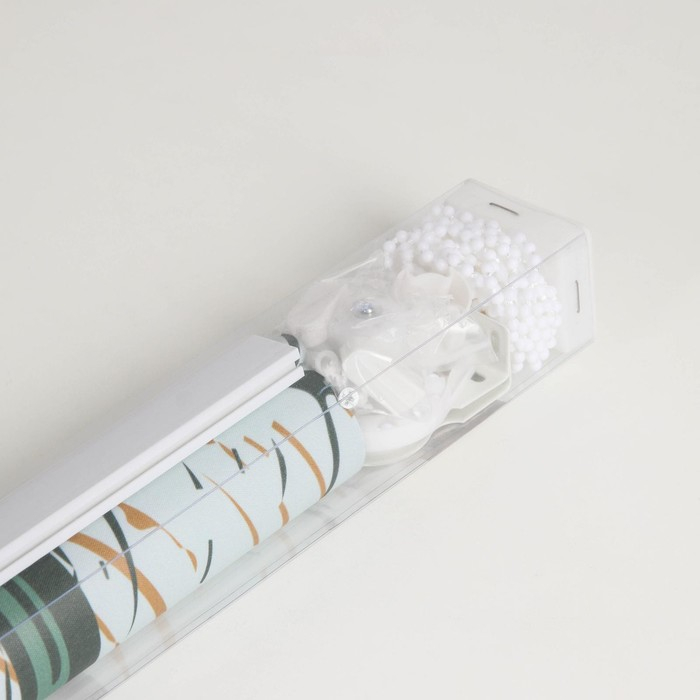 Штора рулонная 3D &laquo;Тэнз&raquo;, 60&times;200 см (с учётом креплений 3,5 см), блэкаут