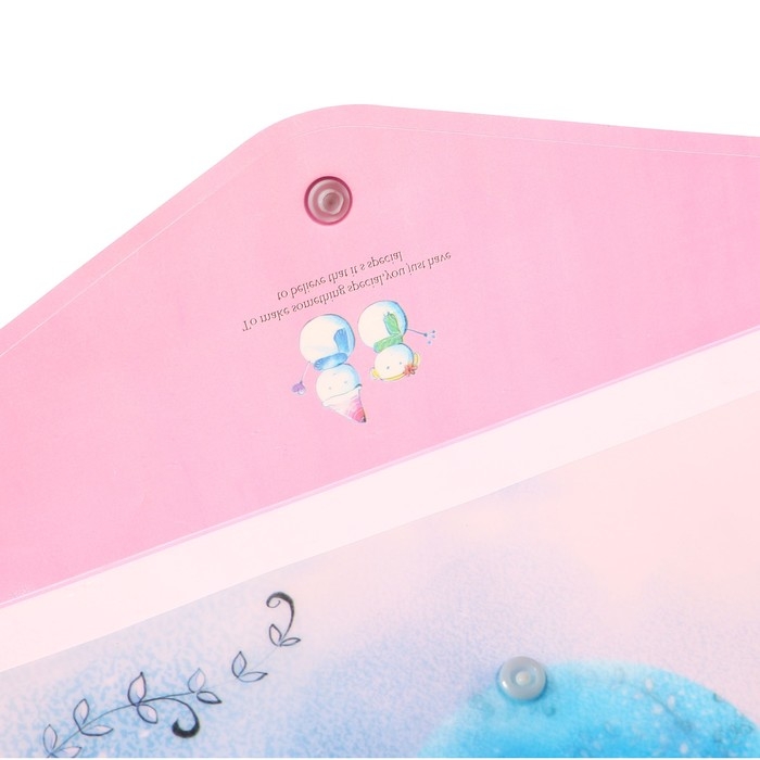 Набор папок-конвертов на кнопке А4, 160 мкр, 12 штук, Набор папок-конвертов на кнопке А4, 160 мкр, 12 штук, "Пейзажи"