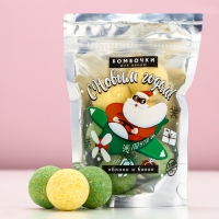 Подарочный набор косметики &laquo;С Новым Годом!&raquo;, бомбочки для ванны, 6 х 20 г, аромат яблока, ЧИСТОЕ СЧАСТЬЕ