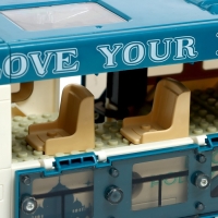 Конструктор винтовой &laquo;Автобус&raquo;, свет, звук, инерция, 42 детали