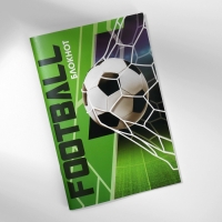 Подарочный набор блокнот-раскраска, трафарет, наклейки и восковые мелки &laquo;Футбол&raquo;