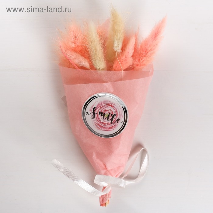 Букет из сухоцветов Smile, 13 &times; 21 &times; 5 см