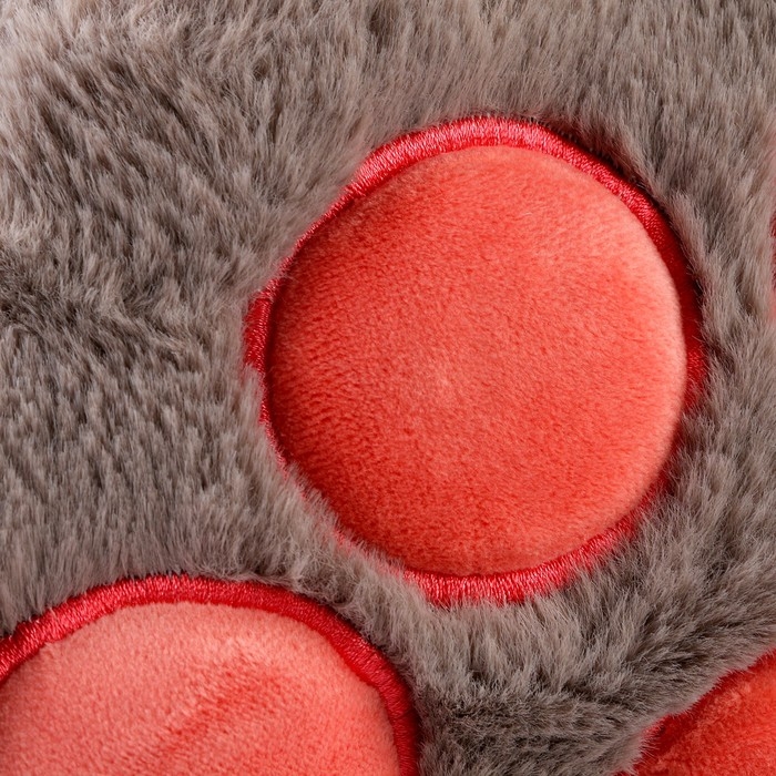 Мягкая игрушка «Лапка», цвет серый Мягкая игрушка «Лапка», цвет серый