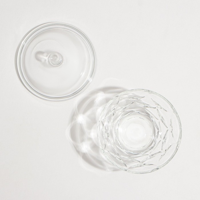 Сахарница стеклянная &laquo;Айсд Диамант&raquo;, 350 мл