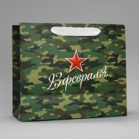 Пакет подарочный ламинированный горизонтальный, упаковка, «Звезда», ML 27 х 23 х 11.5 см Пакет подарочный ламинированный горизонтальный, упаковка, «Звезда», ML 27 х 23 х 11.5 см