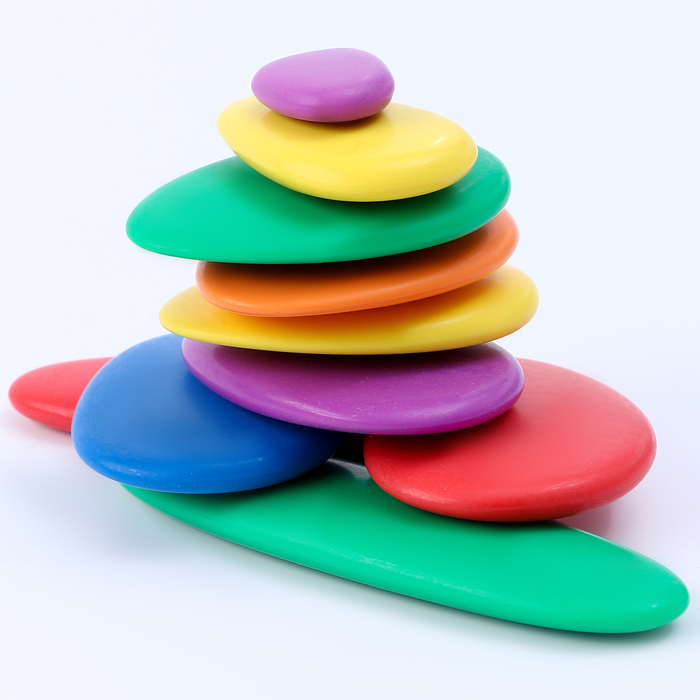 Развивающий набор &laquo;Камешки&raquo;, 24 &times; 19,5 &times; 6 см, 36 камешков + книга с заданиями