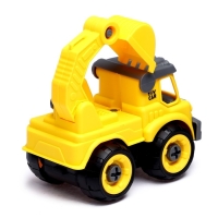 Конструктор винтовой &laquo;Машина с ковшом&raquo;, с отвёрткой, 26 деталей