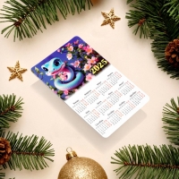 Набор новогодних, змея, магнитов-календарей "Символ года" 11 х 9 см Набор новогодних, змея, магнитов-календарей "Символ года" 11 х 9 см