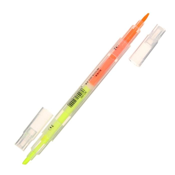 Набор маркеров-текстовыделителей, 7 флуоресцентных цветов, двусторонние Набор маркеров-текстовыделителей, 7 флуоресцентных цветов, двусторонние