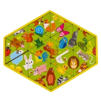 Головоломка &laquo;Запоминаем животных&raquo;, пасьянс