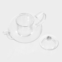 Чайник заварочный со стеклянным ситом &laquo;Валенсия с розой&raquo;, 600 мл