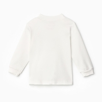 Лонгслив детский, цвет молочный, рост 68 см