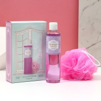 Подарочный набор косметики «Нежная забота», гель для душа 250 мл и мочалка для тела, ЧИСТОЕ СЧАСТЬЕ Подарочный набор косметики «Нежная забота», гель для душа 250 мл и мочалка для тела, ЧИСТОЕ СЧАСТЬЕ