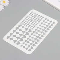 Трафарет пластиковый "Карточные масти", 16х24 см